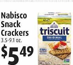 Gristedes Nabisco snack crackers offer