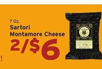 Hannaford Sartori montamore cheese offer