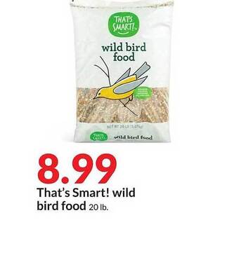 Hy-Vee That's smart! wild bird food offer