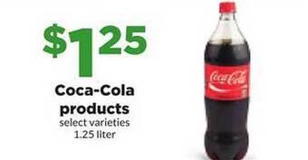 Hy-Vee Coca-cola products offer