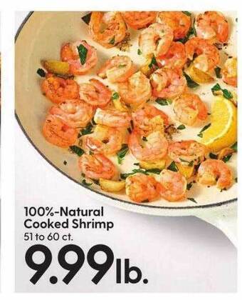 Hy-Vee 100%-natural cooked shrimp offer