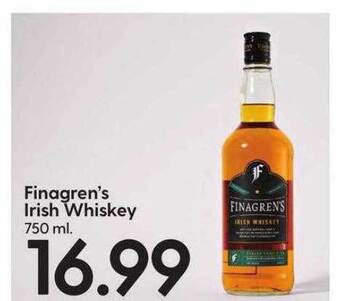 Hy-Vee Finagren's irish whiskey offer