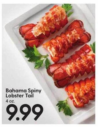 Hy-Vee Bahama spiny lobster tail offer