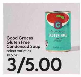 Hy-Vee Good graces gluten free condensed soup offer