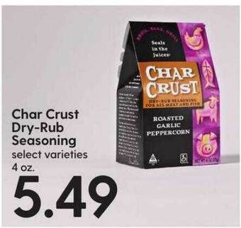 Hy-Vee Char crust dry-rub seasoning offer