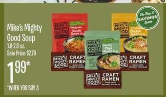 Jewel-Osco Mike's mighty good soup offer