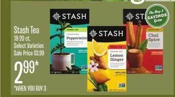 Jewel-Osco Stash tea offer