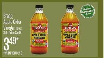 Jewel-Osco Bragg apple cider vinegar offer