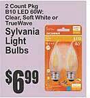 Key Food Sylvania light bulbs offer