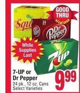 Jewel-Osco 7-up or dr pepper offer