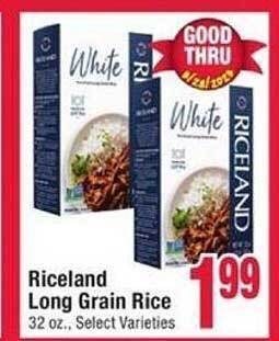 Jewel-Osco Riceland long grain rice offer