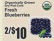 Key Food Fresh blueberries offer