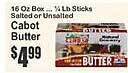 Key Food Cabot butter offer