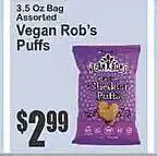 Key Food Vegan rob's puffs offer