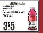 Key Food Vitaminwater water offer