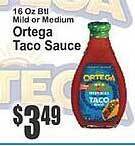 Key Food Ortega taco sauce offer