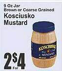 Key Food Kosciusko mustard offer