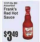 Key Food Frank's red hot sauce offer