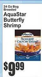 Key Food Aquastar butterfly shrimp offer