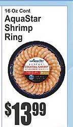 Key Food Aquastar shrimp ring offer