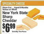 Key Food New york state sharp cheddar offer