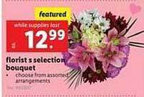 Lidl Florist s selection bouquet offer