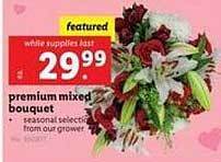 Lidl Premium mixed bouquet offer