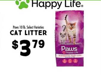 Maceys Paws cat litter offer