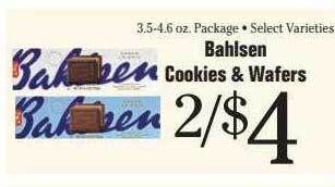 Morton Williams Bahlsen cookies & wafers offer