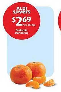 Aldi California mandarins offer