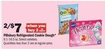 Meijer Pillsbury refrigerated cookie dough offer