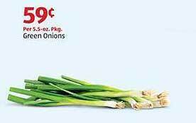 Aldi Green onions offer