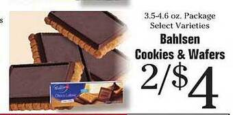 Morton Williams Bahlsen cookies & wafers offer