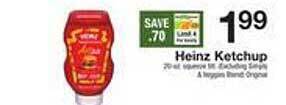 The Fresh Grocer Heinz ketchup offer