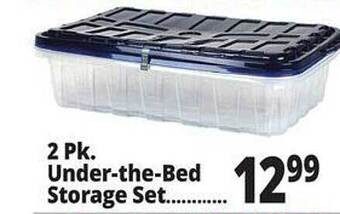 Ocean State Job Lot 2 pk. under-the-bed storage set offer