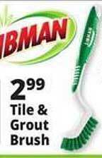 Ocean State Job Lot Tile & grout brush offer