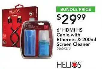Nebraska Furniture Mart 6' hdmi hs cable with ethernet & 200ml screen cleaner offer