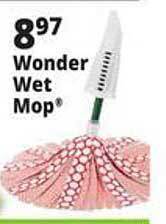 Ocean State Job Lot Wonder wet mop offer