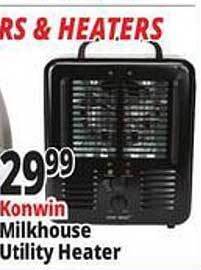 Ocean State Job Lot Konwin milkhouse utility heater offer