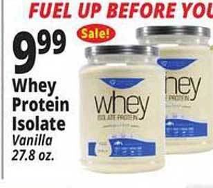 Ocean State Job Lot Whey protein isolate offer