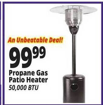 Ocean State Job Lot Propane gas patio heater offer