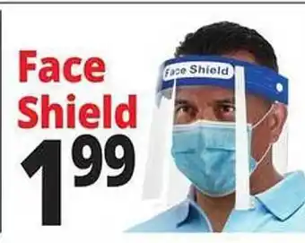 Ocean State Job Lot Face shield offer