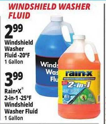 Ocean State Job Lot Windshield washer fluid offer