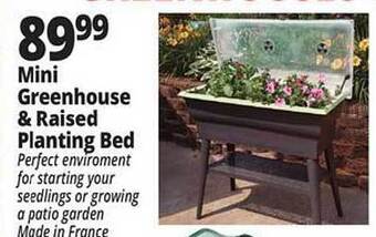 Ocean State Job Lot Mini greenhouse & raised planting bed offer