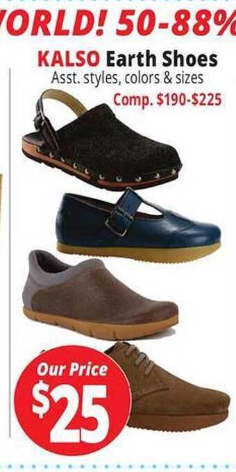 Ocean State Job Lot Kalso earth shoes offer