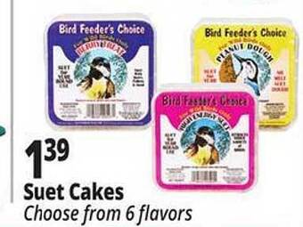 Ocean State Job Lot Suet cakes offer