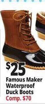 Ocean State Job Lot Famous maker waterproof duck boots offer