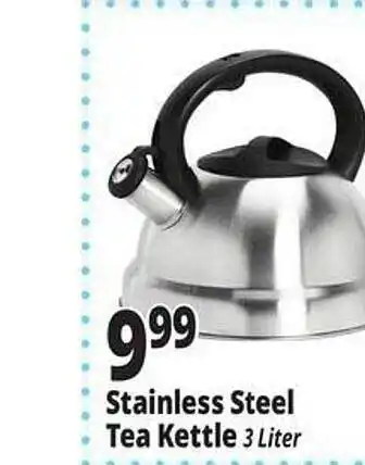 Ocean State Job Lot Stainless steel tea kettle offer