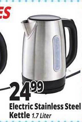Ocean State Job Lot Electric stainless steel kettle offer