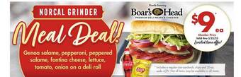Safeway Boar's head offer
